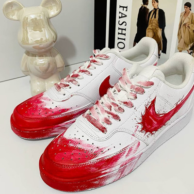 定制球鞋Nike Court Vision 1案发现场个性潮流低帮板鞋