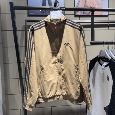 Adidas三叶草2025秋新款男女梭织经典款立领运动长袖外套 JY1333