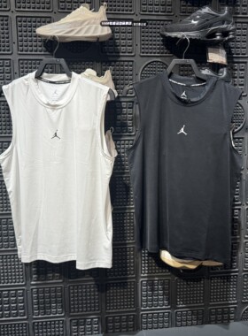 NIKE耐克男AJ乔丹经典篮球速干训练运动无袖T恤 IF0890-010-100