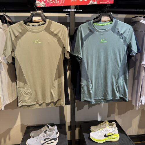 NIKE耐克男子运动休闲舒适健身速干训练短袖T恤 IF2215-382-320