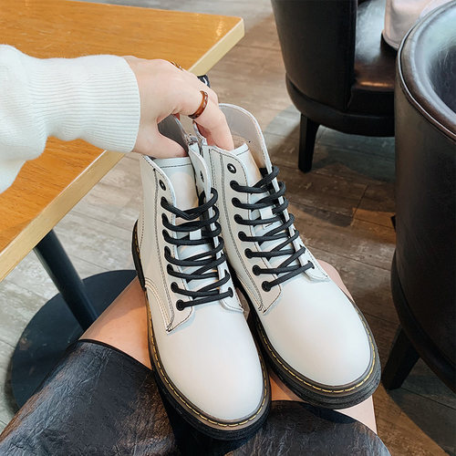 牛筋底马丁靴软度透气舒适短靴