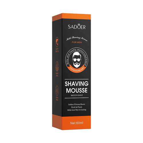 Mens Shaving Foam Mousse Soften Beard Shaving Cream