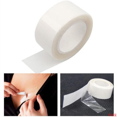5 Meters Double Sided Adhesive Safe Body Tape Clothing Clear