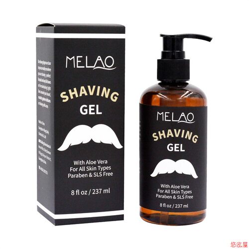 MELAO SHAVING GEL Soften beard Clean moisturize 237ML