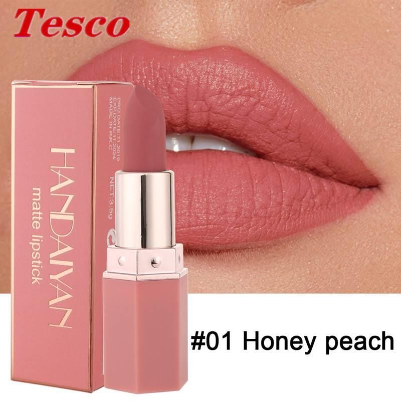 唇彩6Pcs Matte Lip Gloss Set Liquid Lipstick Waterproof Long