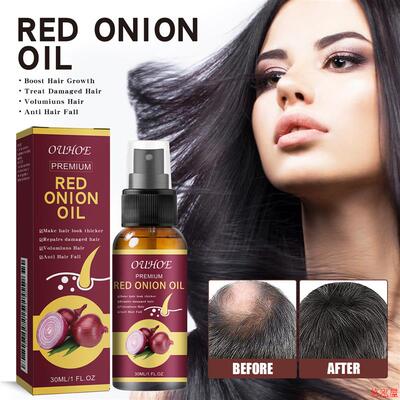 Onion dense hair essential oil, thick and smooth hair