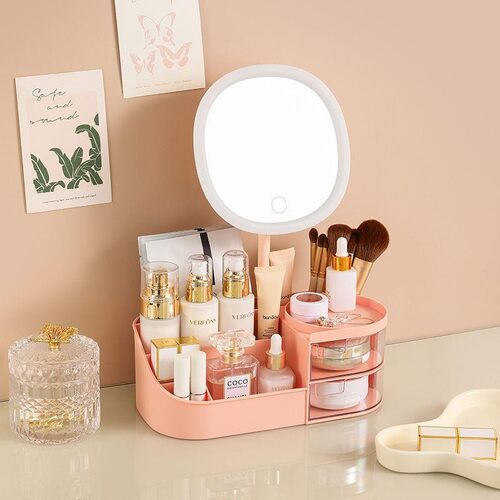 Organizer Box Makeup Storage Boxes Jewelry Make Up Office