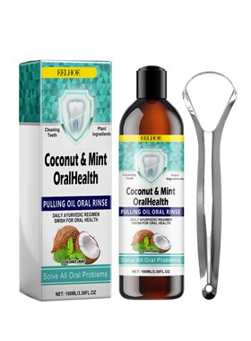 EELHOECOCONUT MINT ORALHEALTH PULLING OIL ORAL RINSE 100mL