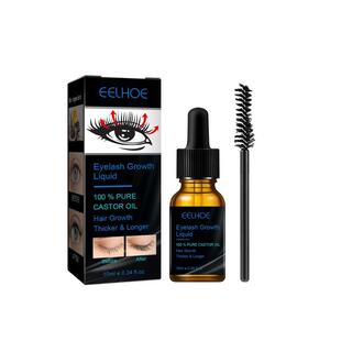 Castor oil eyelash liquid naturally thickens eyelashes