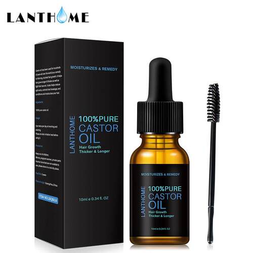 LANTHOME Hair growth castor oil Essential Eyelash 蓖麻睫毛油