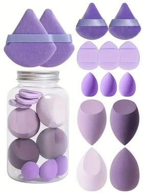 12/14Pcs Makeup Sponge Cosmetic Puff Foundation Sponges Blen