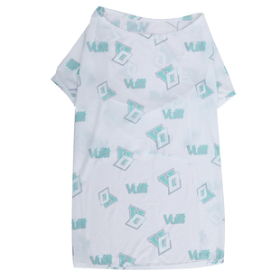 大狗字母凉感T恤金毛萨摩耶中大型犬夏天凉爽衣服外出服饰成犬装