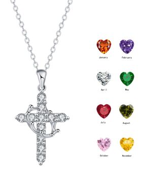 热销轻奢时尚女式十字架项链