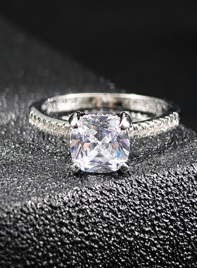 新款欧美轻奢精致优雅简约小众女士戒指r4603b