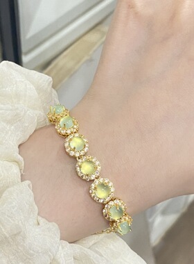 简约轻奢百搭锆石可调节女款手链