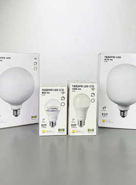 IKE宜家 特鲁菲LED灯泡无线切换色温颜色遥控调节亮度E27螺口节能