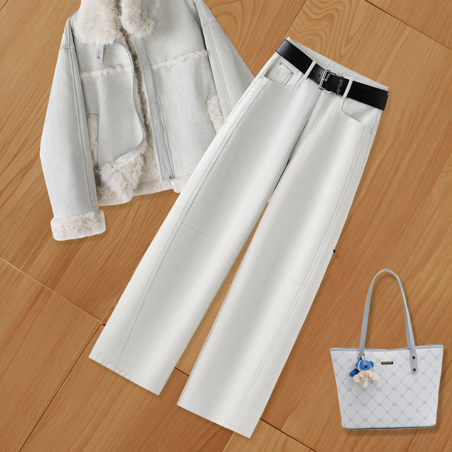 拉夏贝尔香蕉裤2026新款加厚加绒牛仔裤春秋季浅色休闲显瘦弯刀裤,女装/女士精品,大码裤装,淘宝优惠券,粉丝福利购,淘宝优惠卷