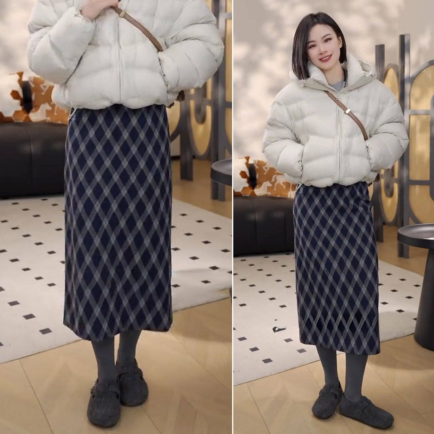 拉夏贝尔设计感毛呢半身裙女2025冬季流行新款高腰显瘦直筒包臀裙,女装/女士精品,大码半身裙,淘宝优惠券,粉丝福利购,淘宝优惠卷