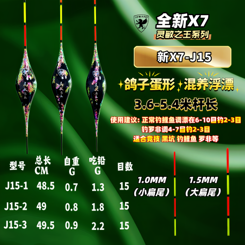 jzwang纳米大小扁混养灵敏鲤鱼