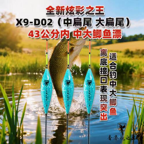 纳米中大扁鲫鱼漂全新炫彩升级