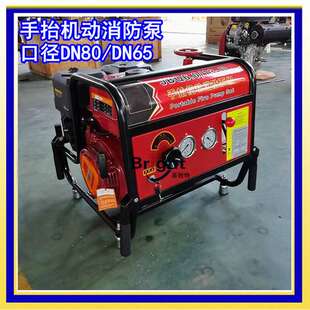 JBQ6.0/13-D手抬机动消防泵 11kw四冲程单杠 DN80口径 大扬程流量