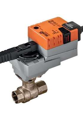 瑞士BELIMO搏力谋电动开关调节黄铜二通球阀R2032-S2+LR230A-S