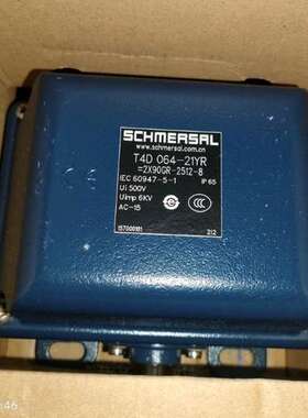 T4D 064-21YR=2X90GR-2512-8德国施迈赛SCHMERSAL重型限位开关