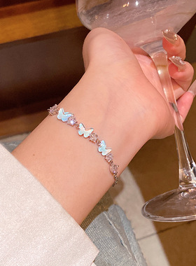 甜美星星蝴蝶手链女小清新