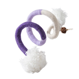 猫玩具逗猫棒咬咬绳玩具猫咪磨牙棒小猫幼猫自嗨解闷神器体力消耗