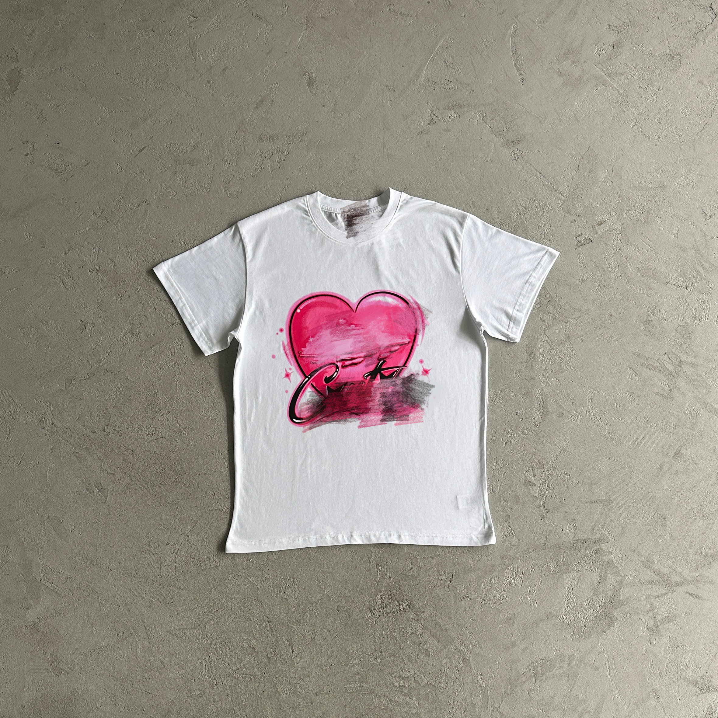 thumbnail for Evil-J Pink Heart Tee