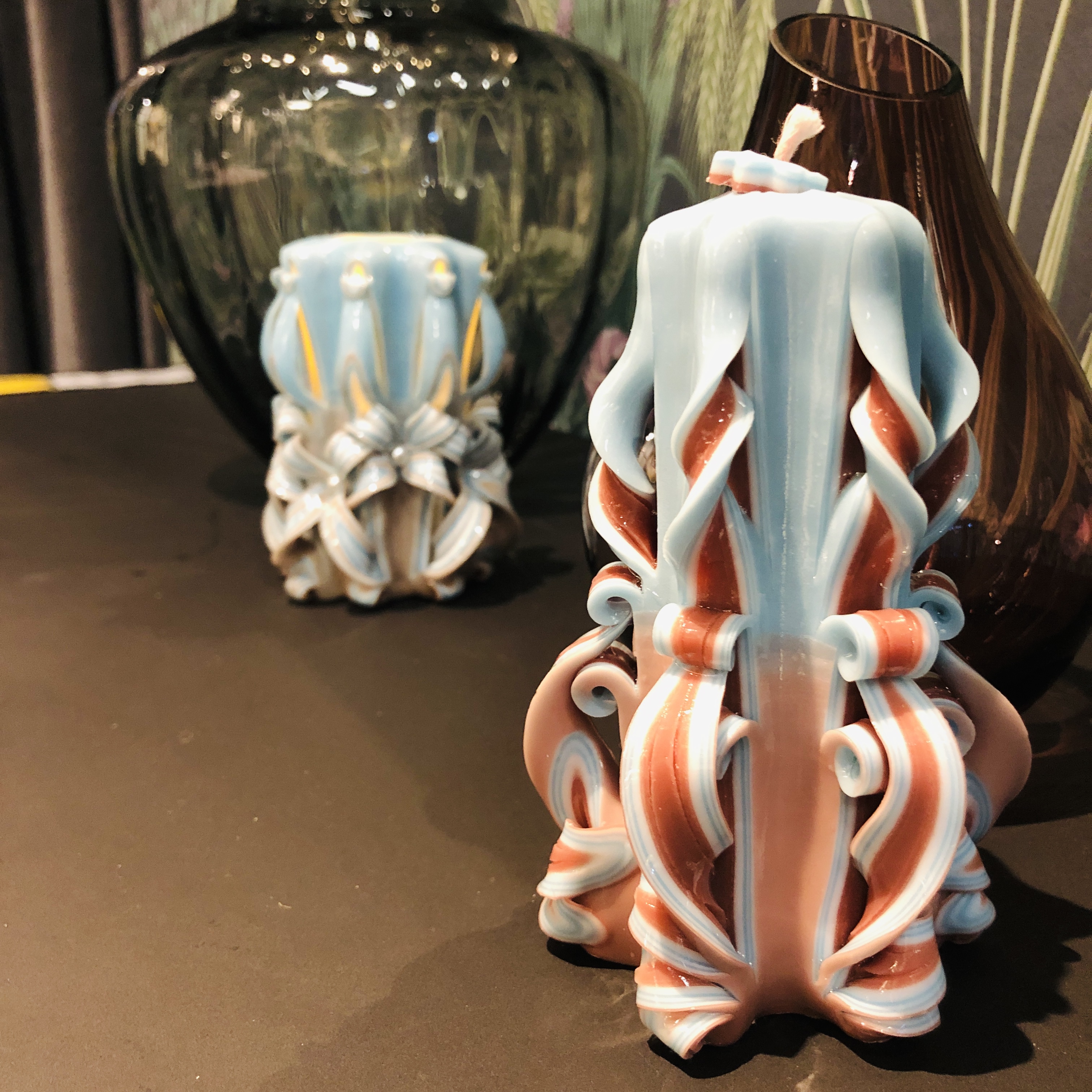 diy雕刻净化空气生日礼物蜡烛