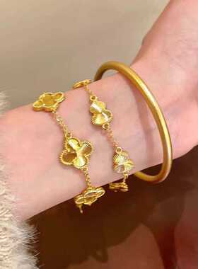 金玉满堂~高颜值镭射葫芦手链女轻奢小众精致手饰气质高级感配饰