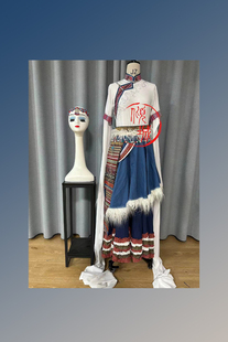 藏族舞蹈独舞剧目民族民间艺考定制棉麻