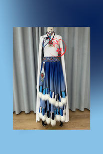 藏族舞蹈独舞剧目服民族民间艺考定制表演服艺考定制