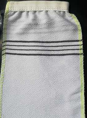 150d白色细纹全人丝澡巾女士用搓澡不疼中砂 细沙双面 单面无纺布