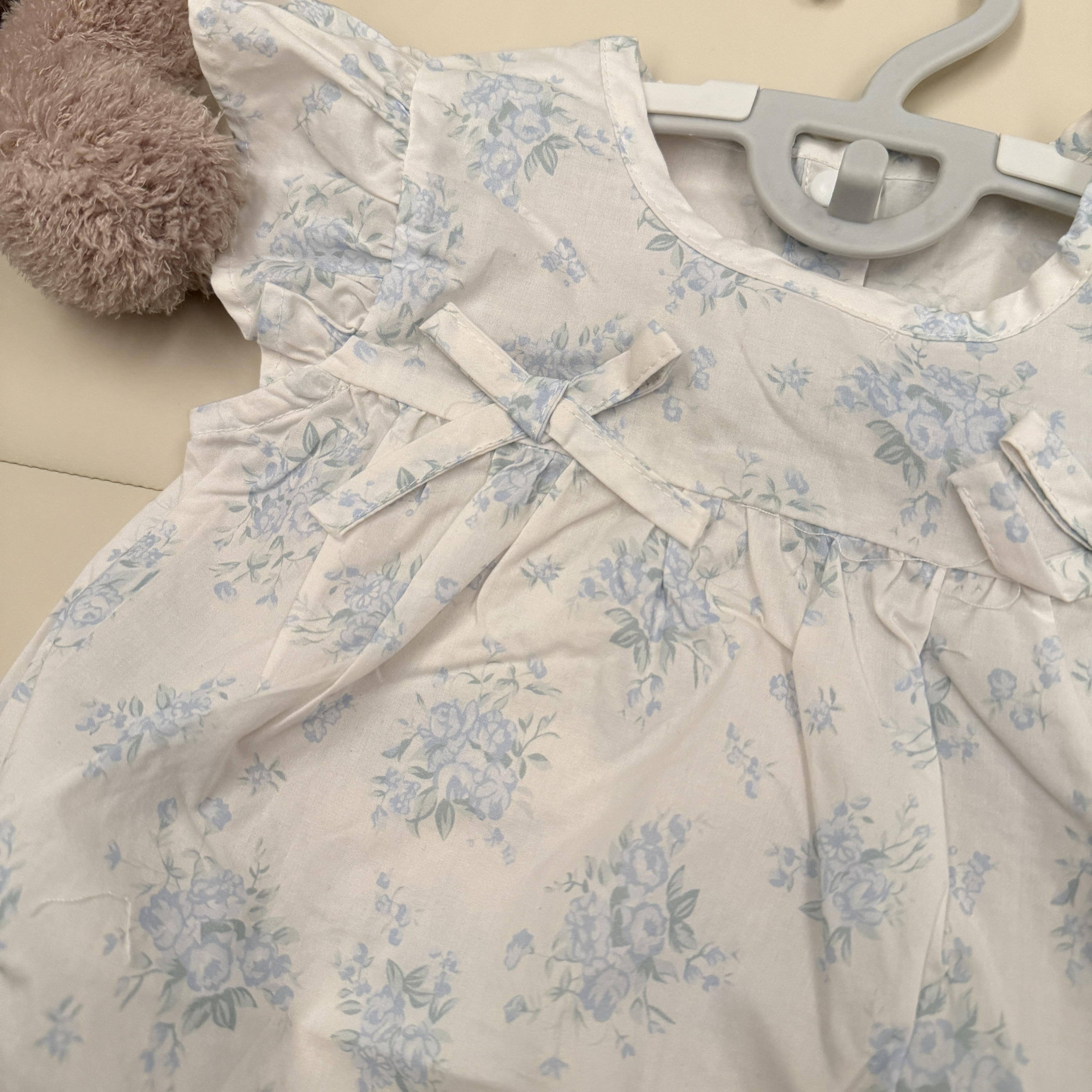 【66xieee】2025春夏新款法式泡泡袖包屁衣