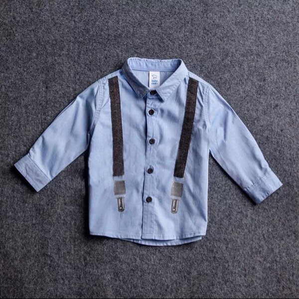 Chemise garcon à manche longue - Ref 2079217 Image 3