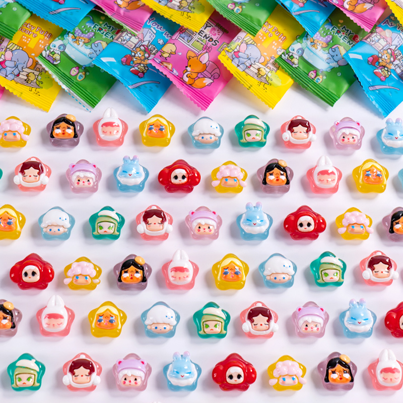 夜光幸运星萌粒系列盲袋树脂配件