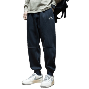 360g重磅秋季加厚束脚卫裤男春季休闲裤子2026新款男士大码运动裤