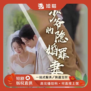【二轮】《少爷的隐婚罪妻》95集2024发行非独家短剧二轮剧渠道