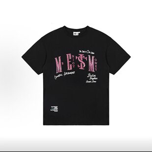 MEDM × STK SmallTownKid 联名珠片绣字母排版短袖T恤潮流男女款
