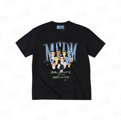 MEDM × YUY玉联名款SS26 合唱团图案印花logo休闲短袖夏季可爱风