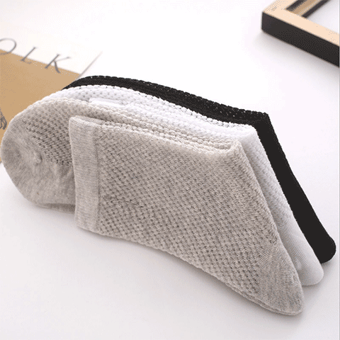 夏季新款男士中筒网眼男袜  透气 运动 休闲袜子棉袜