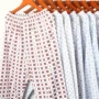 Quần cotton cotton cỡ lớn rộng ngủ quần cotton nhà mỏng phần giản dị đồ ngủ trung niên nam quần mùa hè - Quần tây bộ lụa mặc nhà