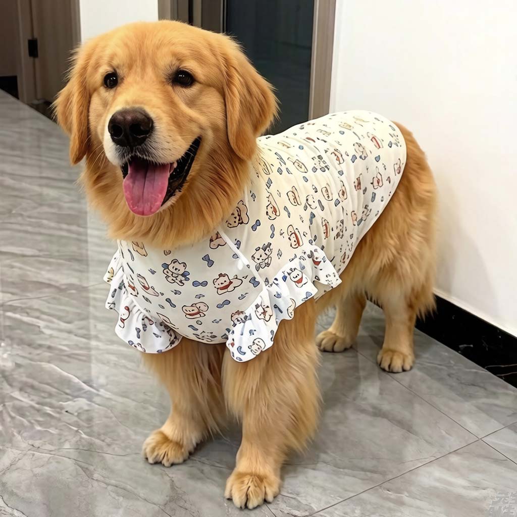 大型犬衣服薄款阿拉斯加巨贵罗威纳狗狗外出防脏防掉毛网眼背心图片