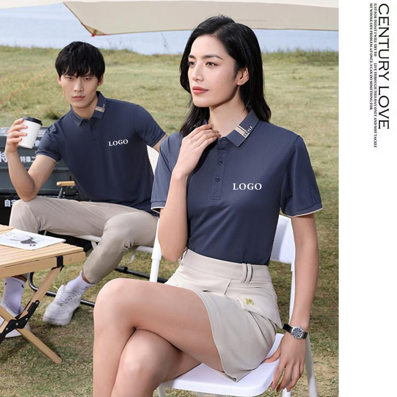 夏季薄款短袖工作服Polo衫定制logo装饰装修工衣免费印字刺绣厂服