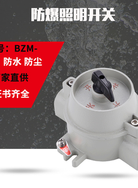 松北BZM防爆照明开关 SW-10防爆开关