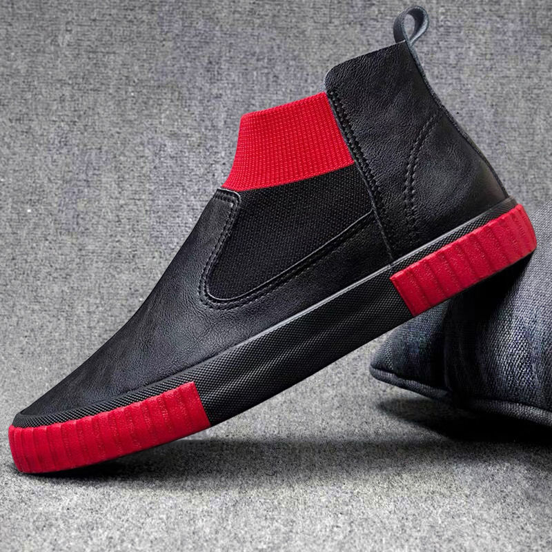 闪步休闲风韩版潮流板鞋马丁靴