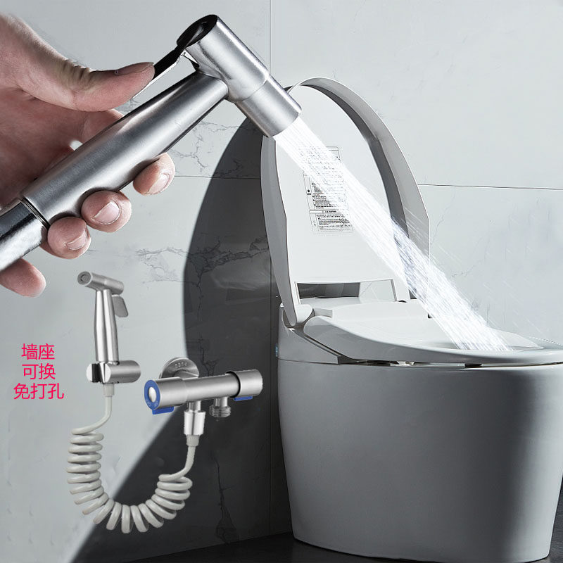 马桶伴侣喷枪水龙头妇洗器增压喷头卫生间水枪清洁厕所冲洗器家用