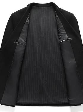 秋冬服新款士休闲西1102-Y务休闲职业商男式单西轻奢绅男士男装外